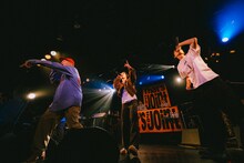 左からBose、鈴木真海子、SIKK-O。（撮影：Daiki Miura）