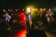 左からANI、Bose、ロボ宙。（撮影：Daiki Miura）