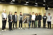 内覧会に訪れていた「坂本龍一トリビュート展 音楽/アート/メディア」に参加した作家たち。