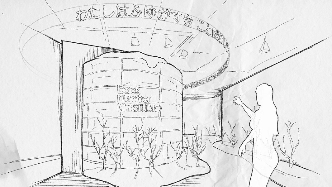 「back number ICE STUDIO」内装イメージ