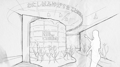 「back number ICE STUDIO」内装イメージ