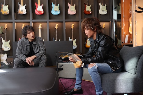 左から江口洋介、INORAN（LUNA SEA）。