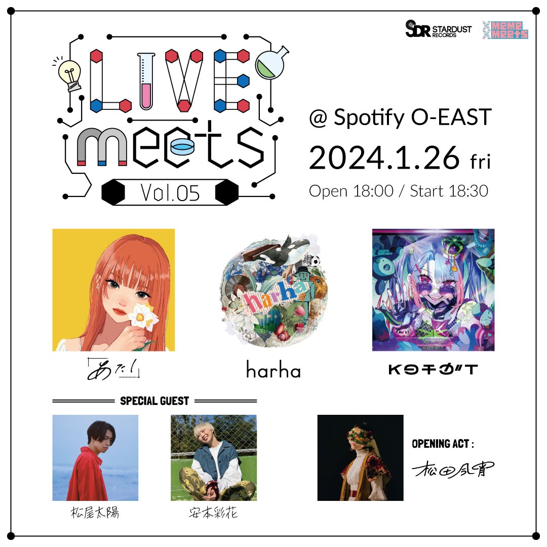 「LIVE Meets Vol.5」出演者