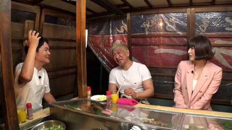 左からノブ（千鳥）、松本人志（ダウンタウン）、椎名林檎。 (c)フジテレビ