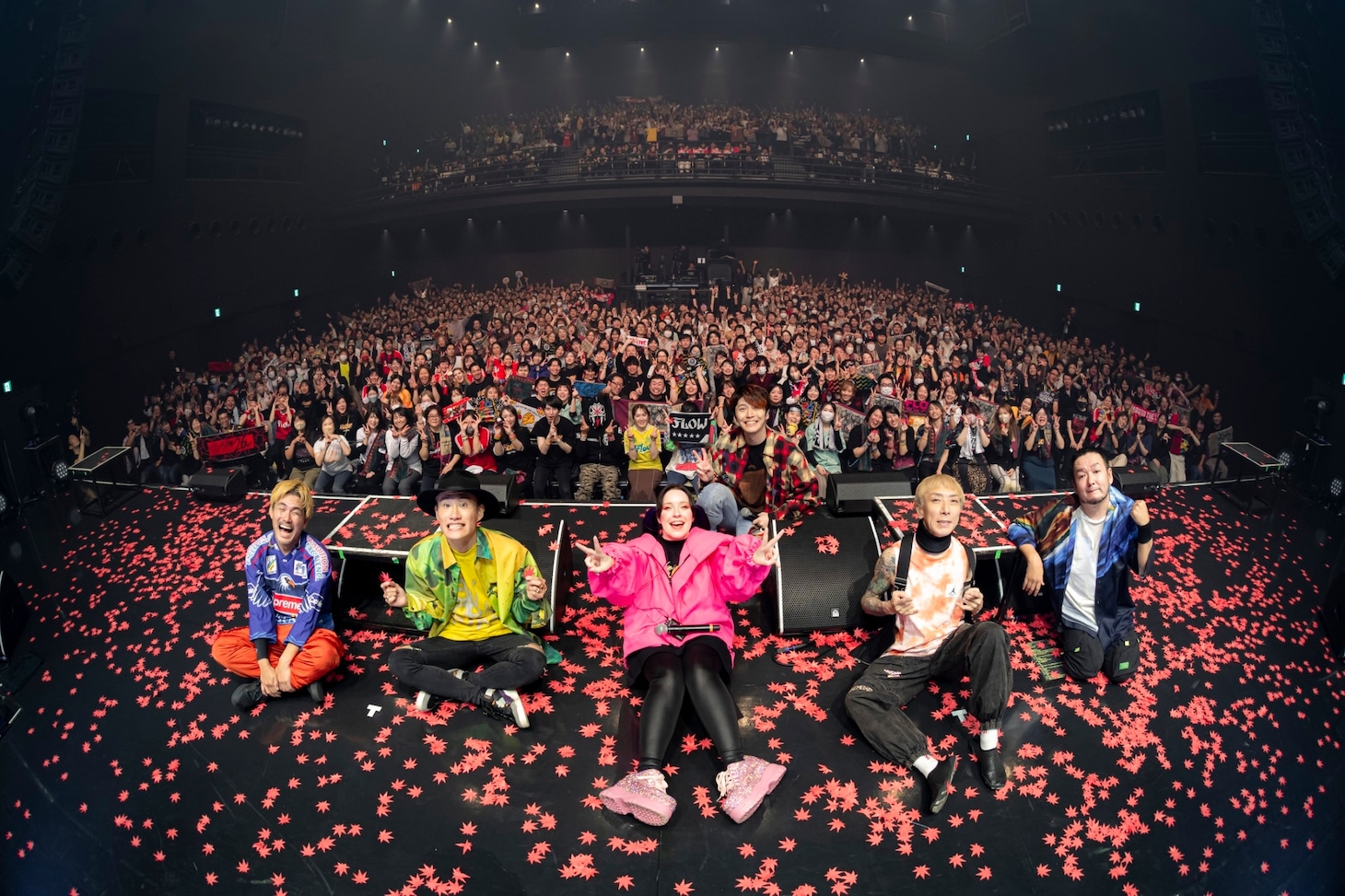 「FLOW THE CARNIVAL 2023 ～NARUTO縛り～」神奈川・KT Zepp Yokohama公演の様子。（Photo by "SUGI" Yuya Sugiura）