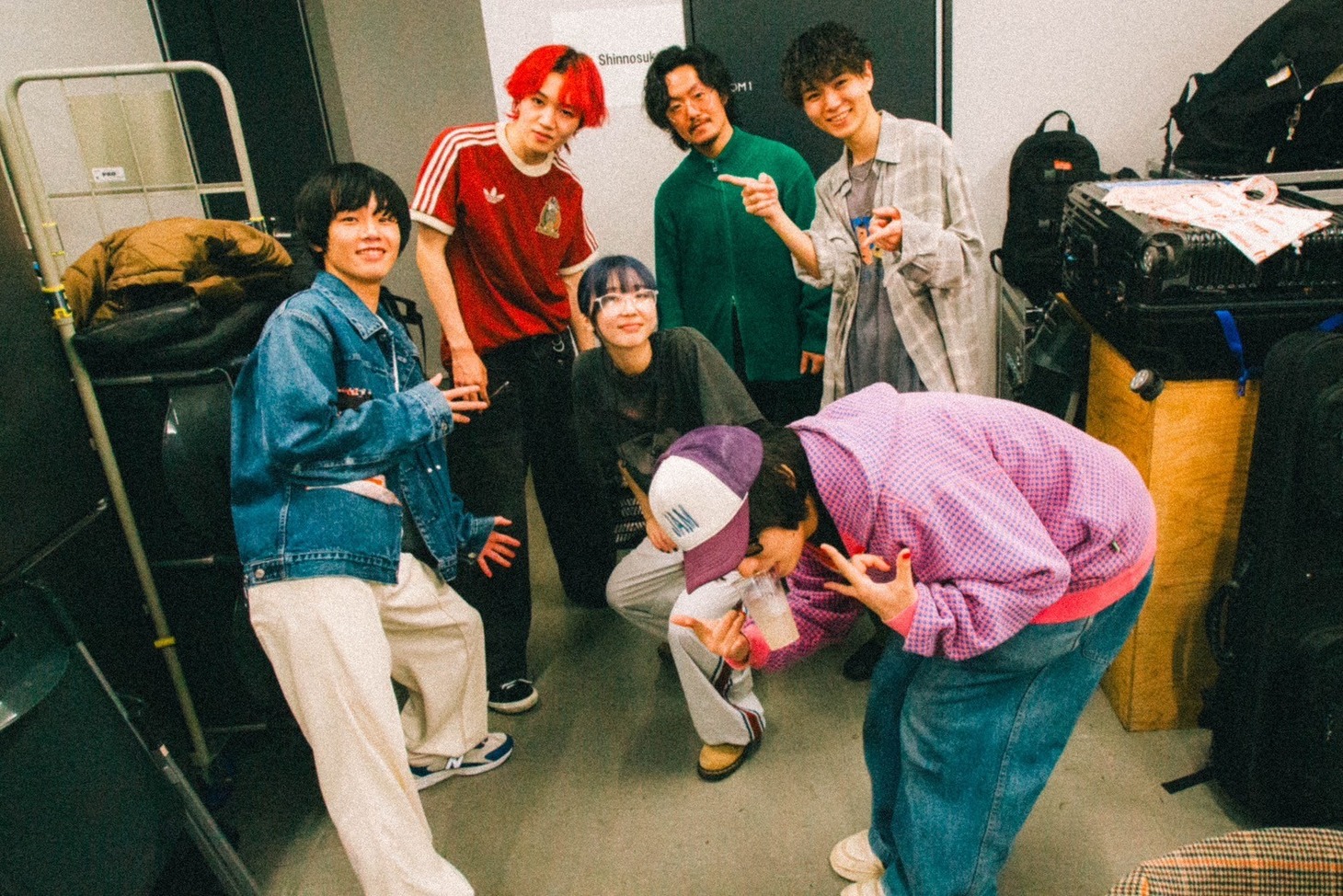 muqueとクボタカイ、Mega Shinnosuke。（撮影：ヨシハラミズホ）