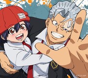 OKAMOTO'S「この愛に敵うもんはない」期間限定通常盤ジャケット(c)戸塚慶文 / 集英社・アンデッドアンラック製作委員会