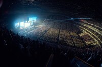 「MAN WITH A MISSION World Tour 2023 ～WOLVES ON PARADE～」埼玉・さいたまスーパーアリーナ公演の様子。（撮影：酒井ダイスケ）