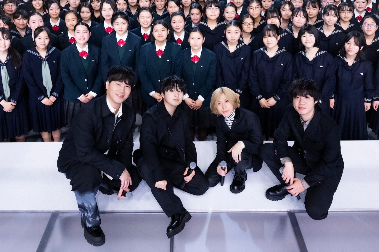 音楽と髭男2025リストバンド 中高生1人分 Official髭男dismが「紅白」前に女子中学生150名とトーク