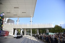 矢作萌夏「spilt milk」リリース記念イベントの様子。（Photo by Yamashita Mirai）