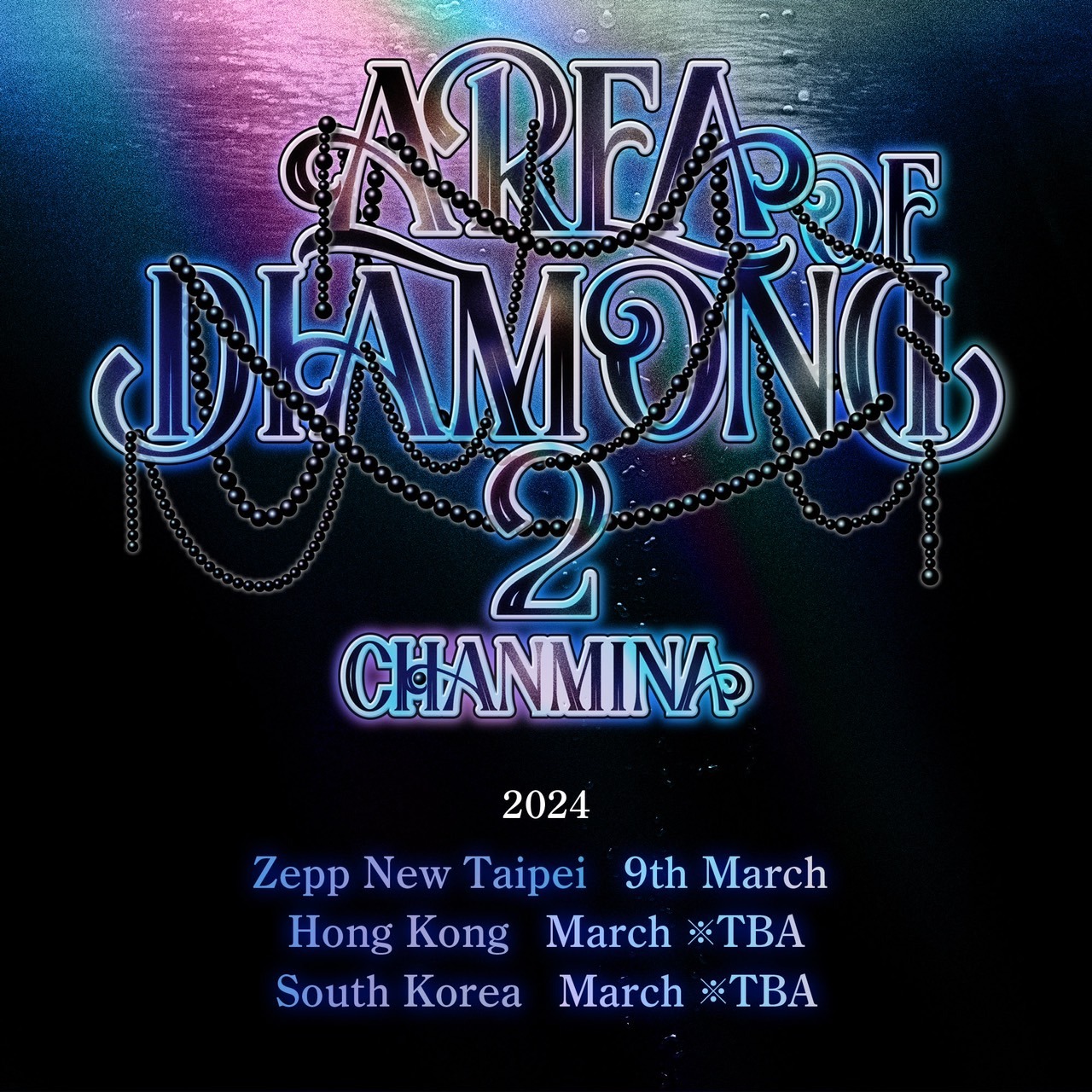 ちゃんみな「AREA OF DIAMOND2」海外公演告知ビジュアル