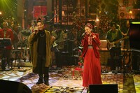 左から久保田利伸、MISIA。(c)日本テレビ