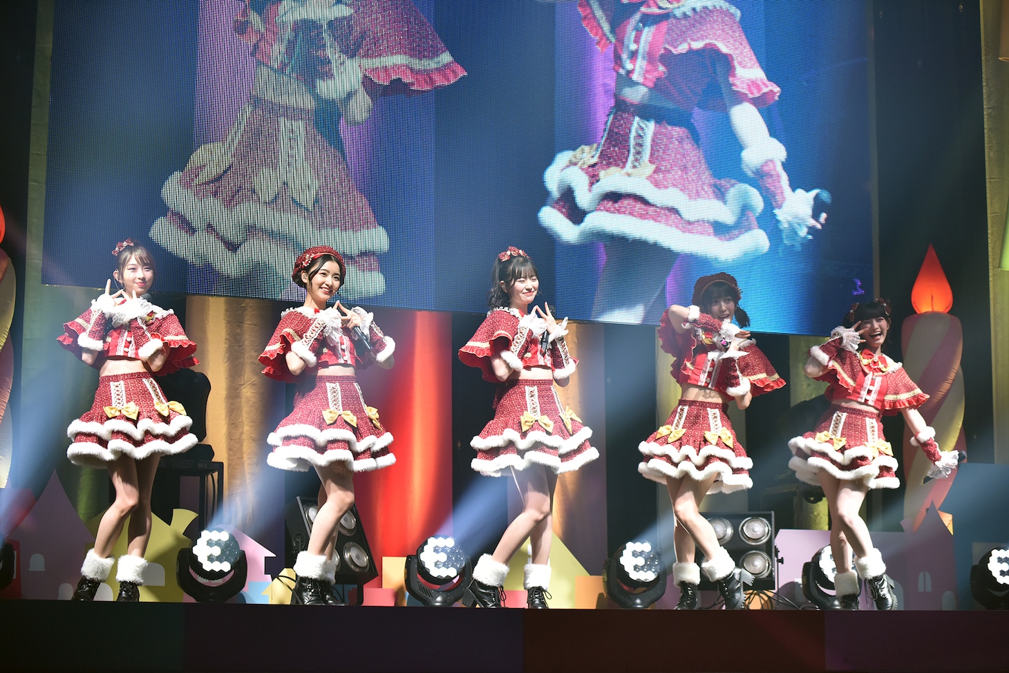 「超ときめき♡宣伝部のどきどき♡クリスマスパーティー2023」の様子。