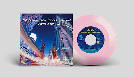 伊藤蘭「Shibuya Sta. Drivin' Night」アナログ盤パッケージ内容