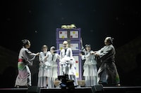 ももいろクローバーＺ「ももいろクリスマス2023 PLAYERS」の様子。