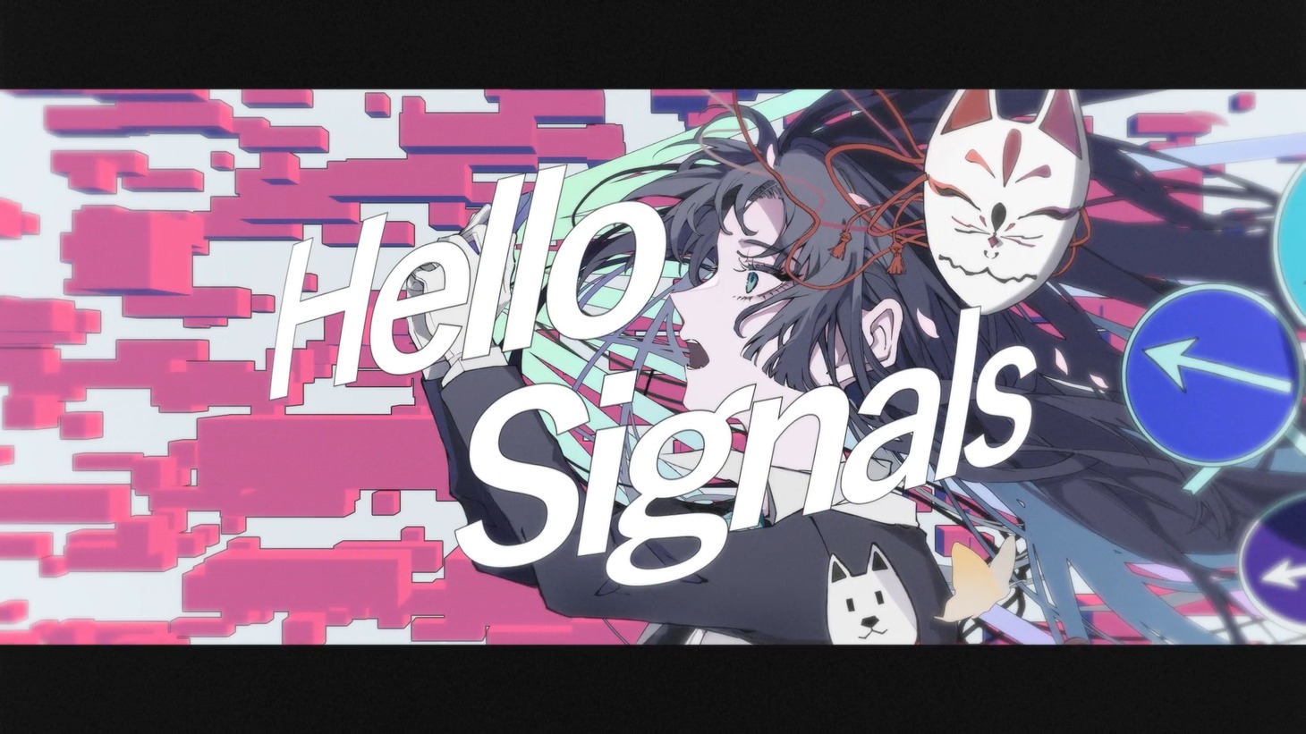 Ado「Hello Signals」ミュージックビデオより。