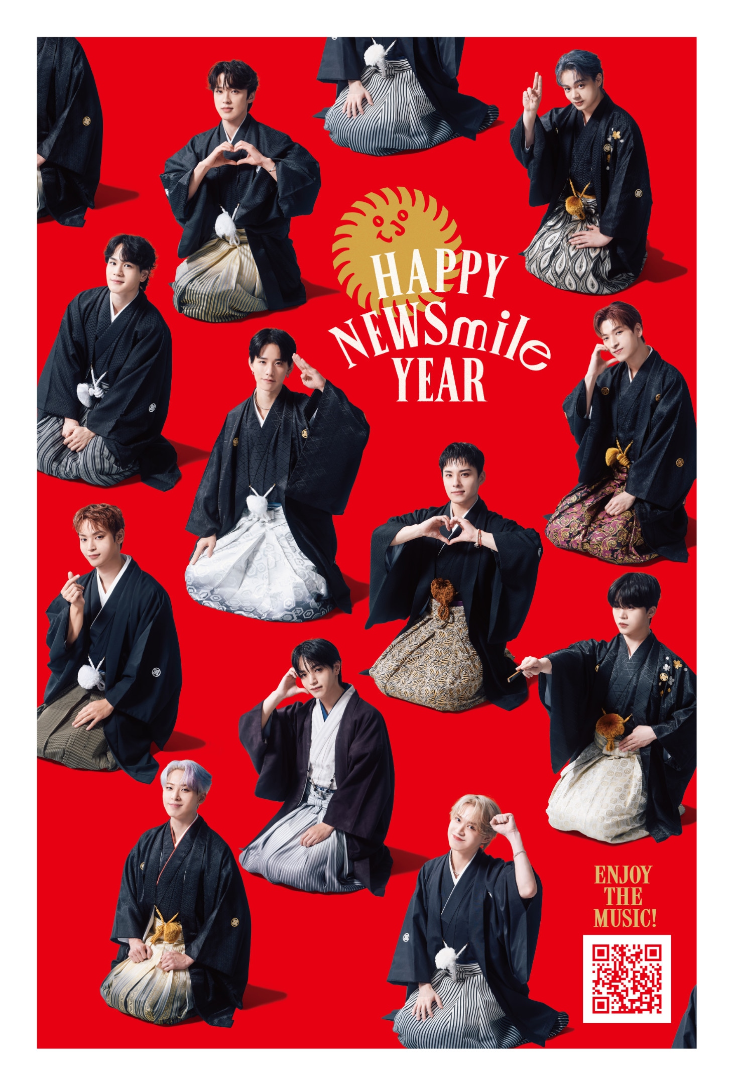 JO1からお年玉抽選付き年賀状が届く企画「HAPPY NEWSmile YEAR」開始