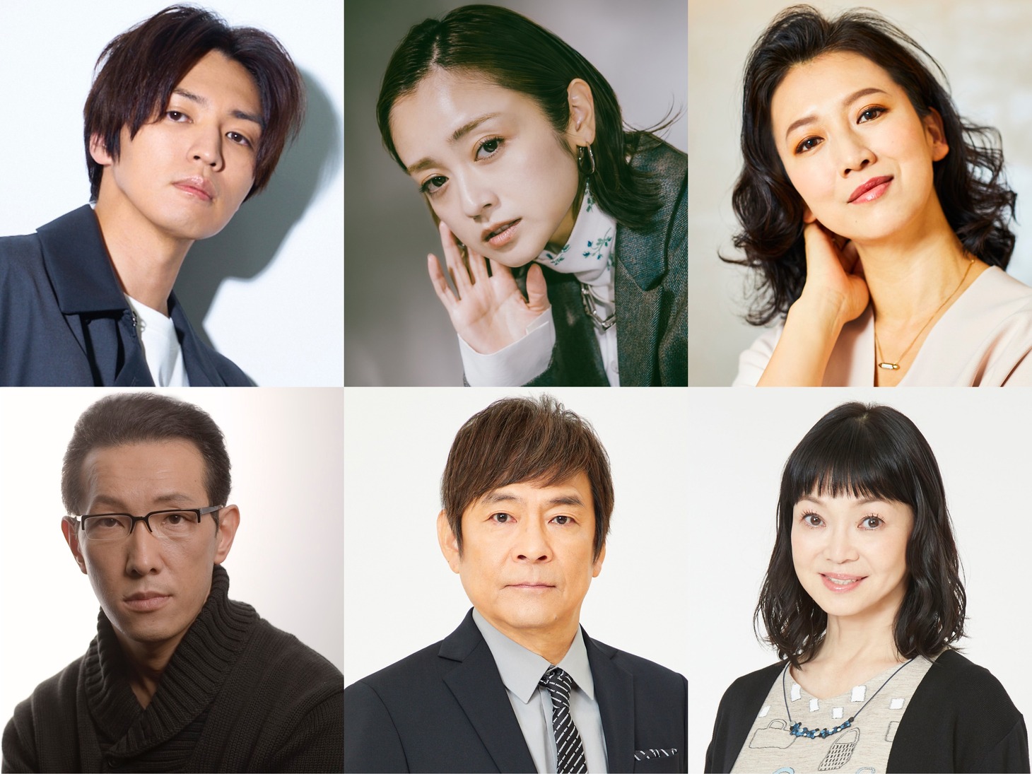 「パティスリーMON」の新キャスト。上段左から桐山漣、安達祐実、戸田菜穂、下段左から阪田マサノブ、内場勝則、未知やすえ。