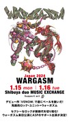 Wargasm来日公演フライヤー