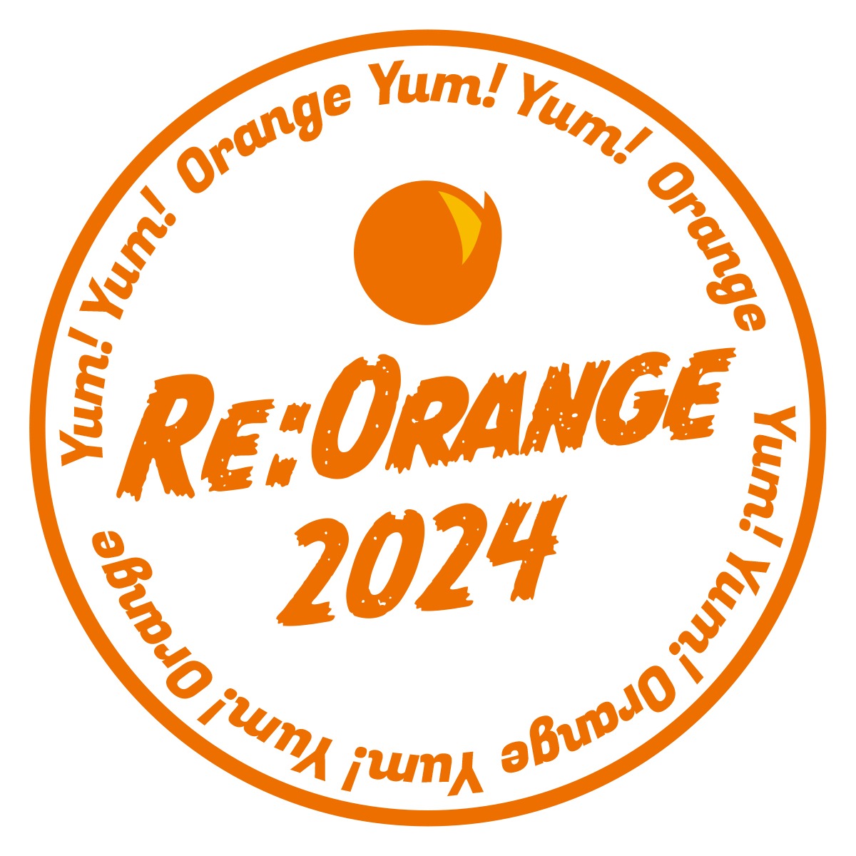 Yum!Yum!ORANGEのロゴ。