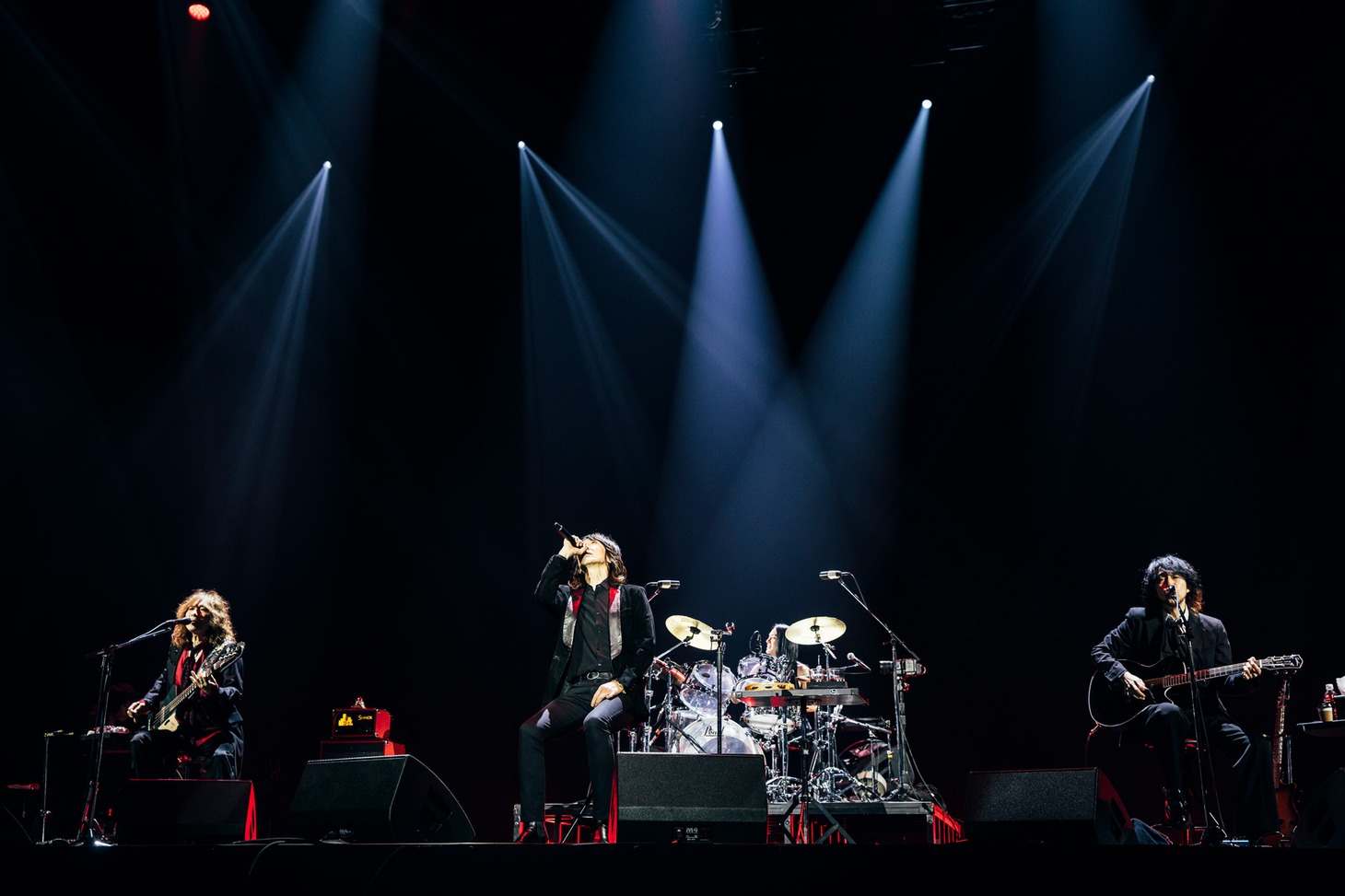 THE YELLOW MONKEYの無観客生配信イベントの様子。（撮影：横山マサト）