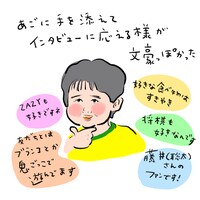 文豪チックな俊太郎くん。