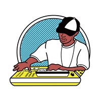 「最後の音楽:|| ヒップホップ対話篇」表紙イラスト