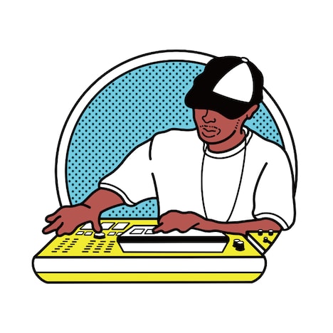 「最後の音楽:|| ヒップホップ対話篇」表紙イラスト