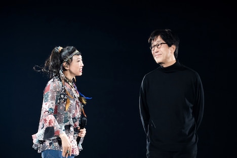 左から松任谷由実、松任谷正隆。（撮影：田中聖太郎）