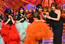 「第65回 輝く！日本レコード大賞」にて最優秀新人賞を受賞したFRUITS ZIPPER。(c)TBS