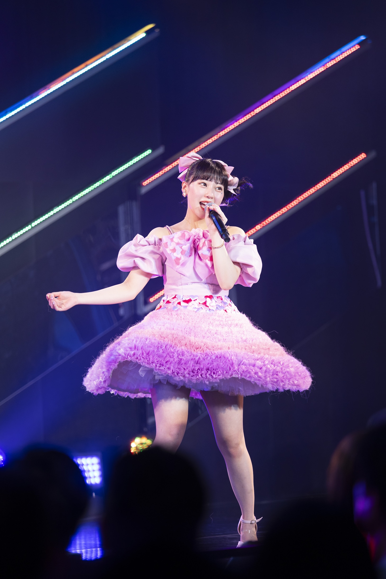 「私だってアイドル！」を歌う田中美久。(c)Mercury