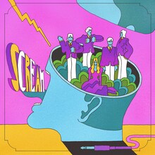 THE BAWDIES「SCREAM feat. 松尾レミ」配信ジャケット