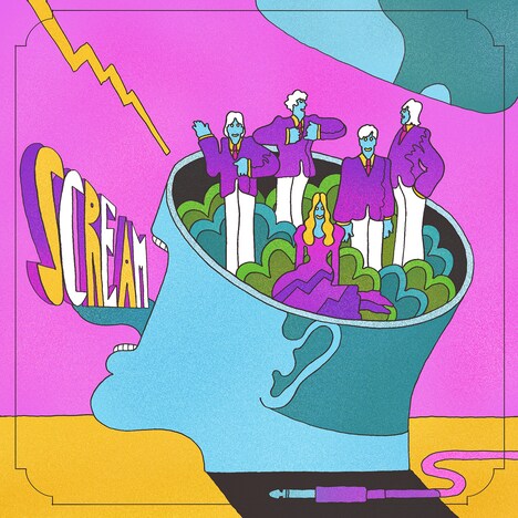 THE BAWDIES「SCREAM feat. 松尾レミ」配信ジャケット