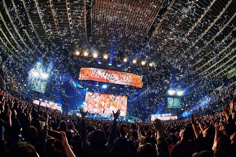 「LUNA SEA DUAL ARENA TOUR 2023」の様子。