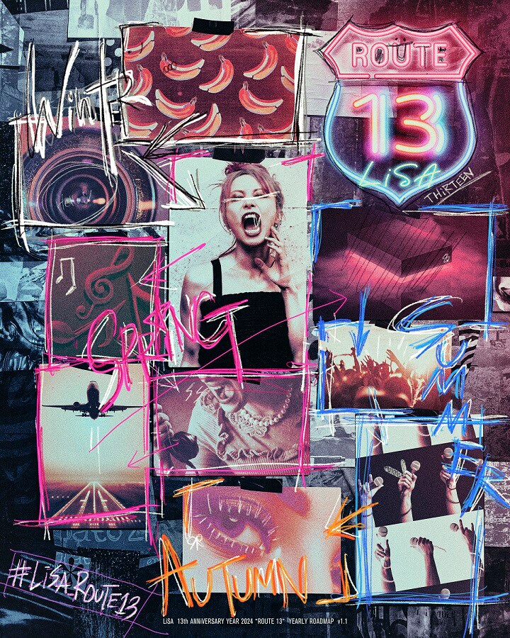 ︎LiSA ROUTE13 ロンT Mサイズ︎