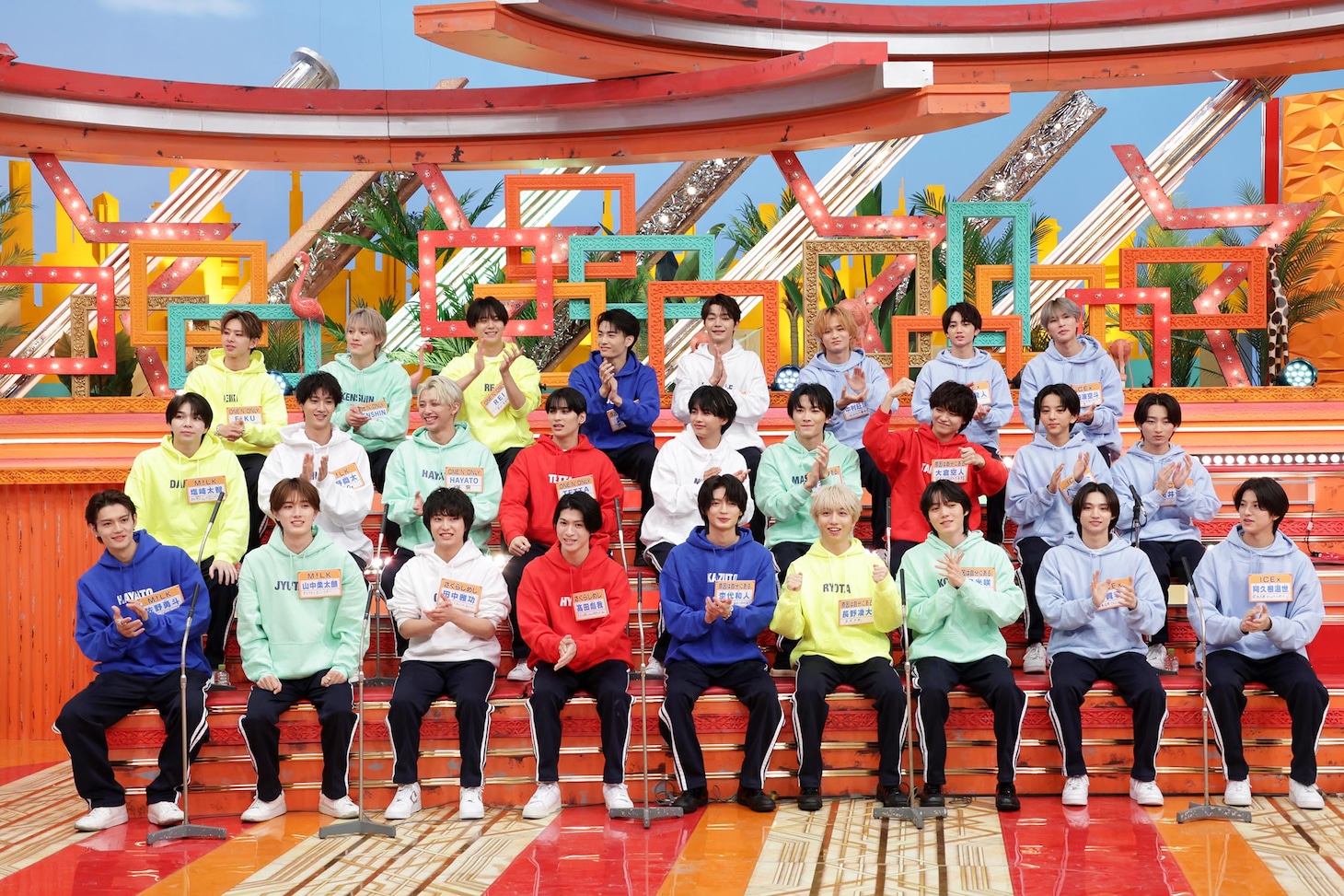 「DAN! DAN! EBiDAN!」初回収録の様子。(c)テレビ東京
