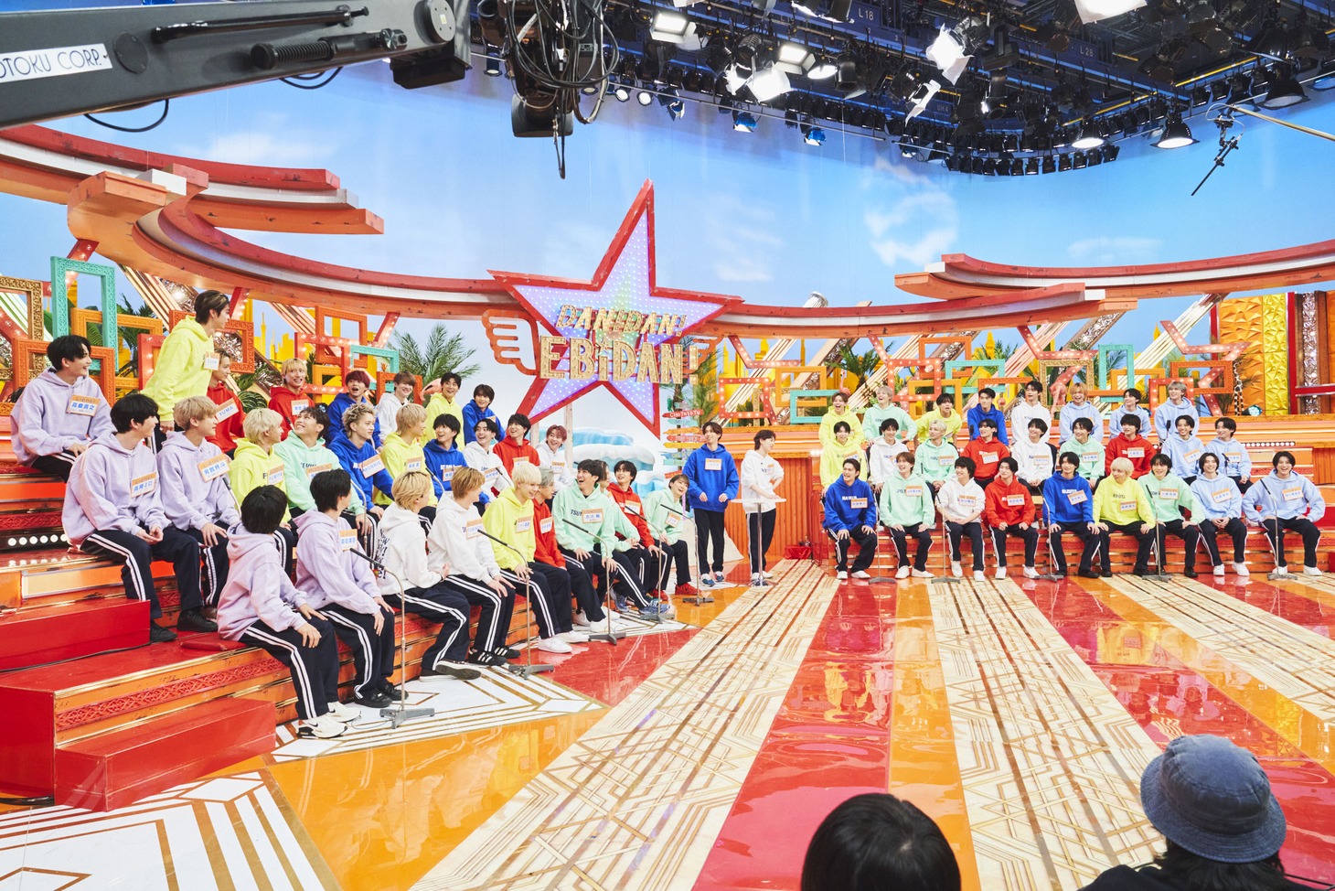 「DAN! DAN! EBiDAN!」初回収録の様子。(c)テレビ東京