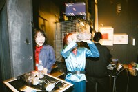 トギー、水を飲むナノ3。（Photo by sotobayashi kenta）