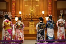 STU48の新成人メンバーによる成人奉告祭の様子。(c)STU