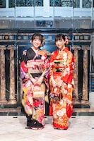 左から木本優菜、喜多花恵。(c)Flora