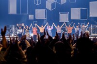 「坂本真綾 LIVE TOUR 2023『記憶の図書館』」東京公演の様子。（撮影：羽田誠 / 原田捺未）