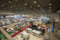 「ジャパンキャンピングカーショー」の様子。