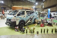 「ジャパンキャンピングカーショー」の様子。