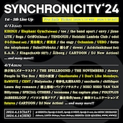 「SYNCHRONICITY'24」第5弾出演アーティスト