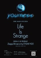 ユアネス「ONE-MAN LIVE 2024 “Life Is Strange”」フライヤー