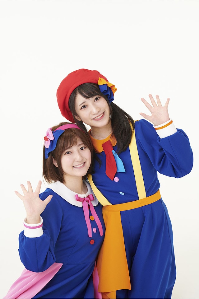 いっちー＆なる。右がいっちーこと加藤一華。