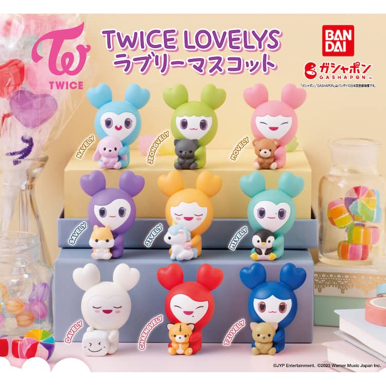 TWICE公式キャラ・ラブリーのカプセルトイ、新作はマスコット - 音楽 