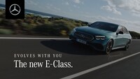 メルセデス・ベンツ「新型Eクラス」テレビCMのワンシーン。