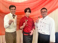 左から石原良純、宮舘涼太（Snow Man）、中西茂樹（なすなかにし）。(c)TBS