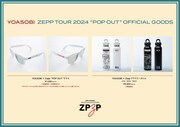 YOASOBI×「ZPZP」のコラボグッズ。